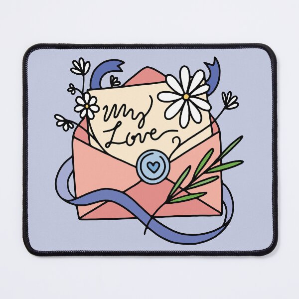 Item preview, Love Letter with Flowers designed and sold by murialbezanson.