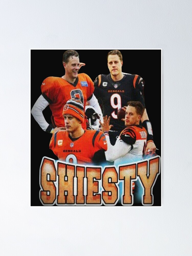 Joe Burrow Joe Shiesty Jeaux Burreaux Cajun Cincinnati Bengals Poster