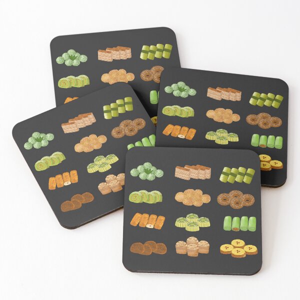 Item preview, Assorted Traditional South East Asian Kue Kuih Snacks Set 3 designed and sold by Alicia Chee.