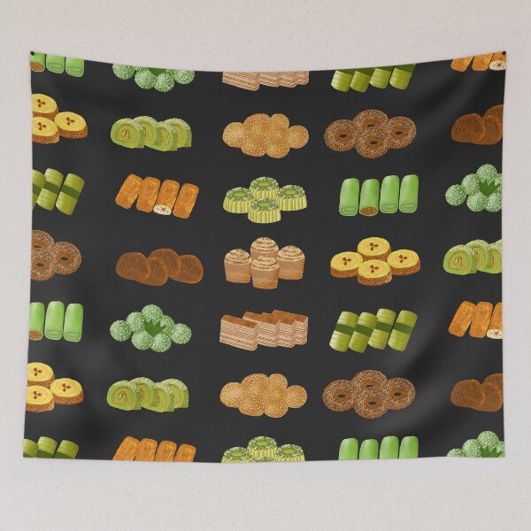 Item preview, Assorted Traditional South East Asian Kue Kuih Snacks Set 3 designed and sold by Alicia Chee.