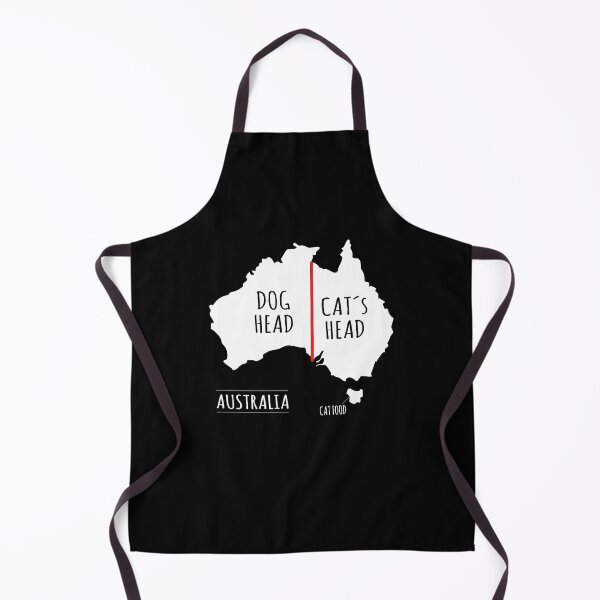 Item preview, Australia Dog Head Cat's Head designed and sold by MooonTees.