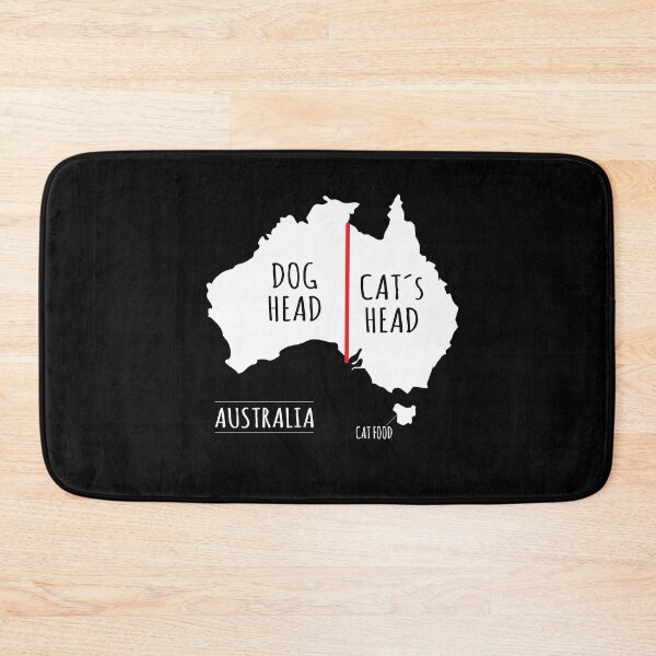 Item preview, Australia Dog Head Cat's Head designed and sold by MooonTees.