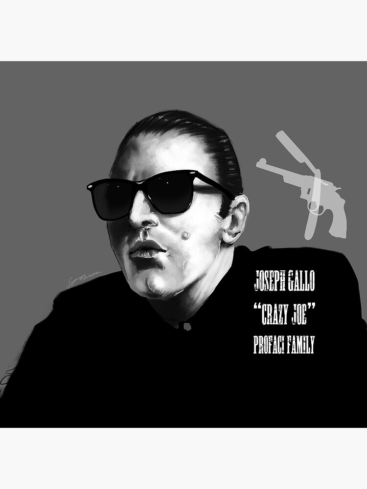 &ldquo;Joseph &lsquo;Crazy Joe&rsquo; Gallo&rsquo;&rdquo; Art Print for Sale by Qvercast | Redbubble