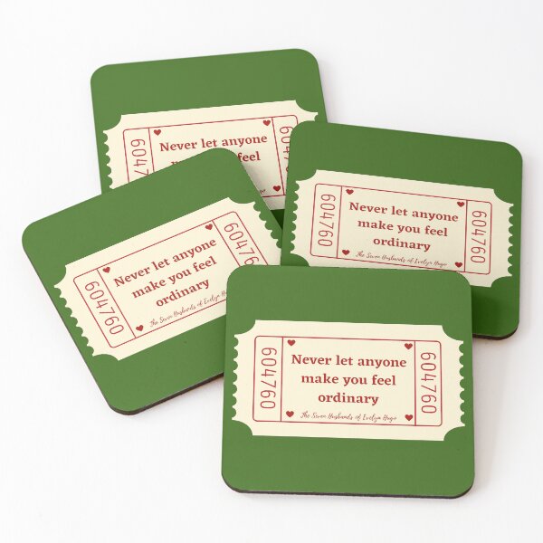 Item preview, Never Let Anyone Make You Feel Ordinary - The Seven Husbands of Evelyn Hugo Quote designed and sold by LifeandTea.