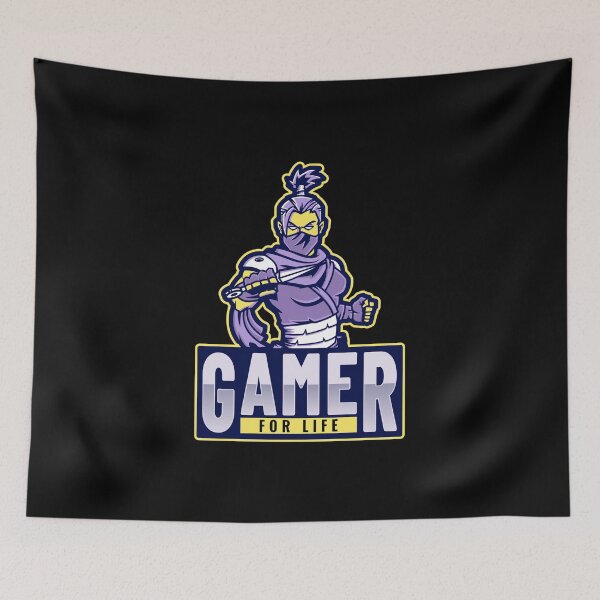 Item preview, Gamer for Life with Allusive Ninja designed and sold by PRIVARSHU.