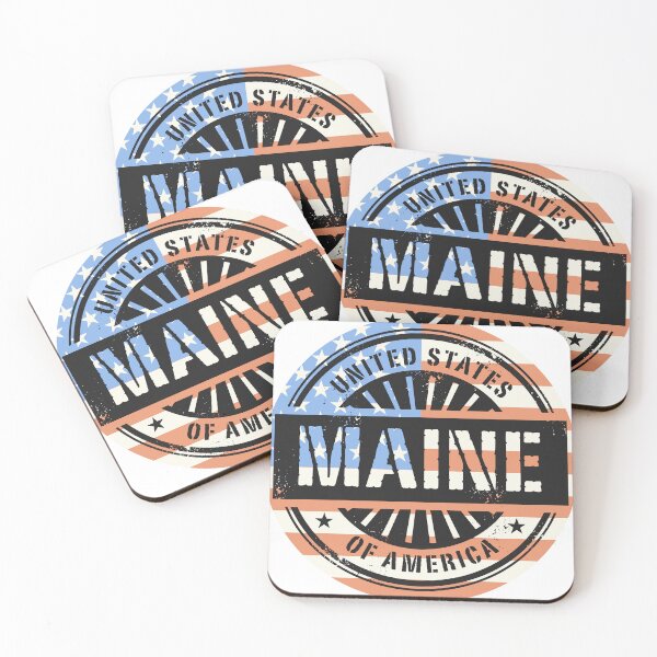 Item preview, Maine, USA flag designed and sold by studio838.