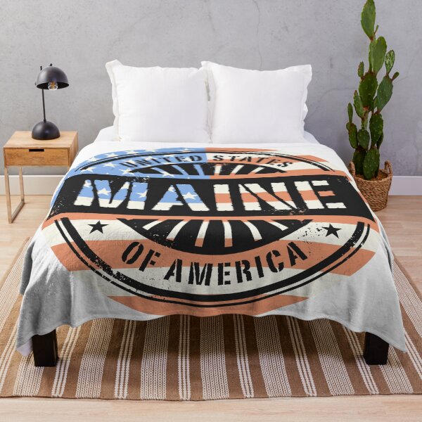 Item preview, Maine, USA flag designed and sold by studio838.