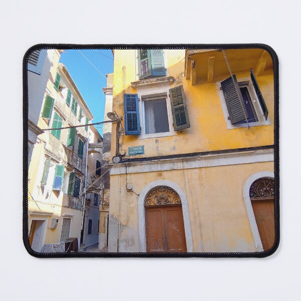 Item preview, Old Corfu Town, Beautiful Colours of the Venetian Buildings designed and sold by nickbrayimages.