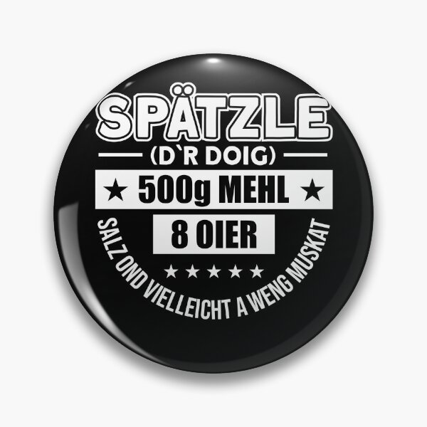 Artikelvorschau, Spätzle Rezept - Schwaben entworfen und verkauft von Schwaben Designs.