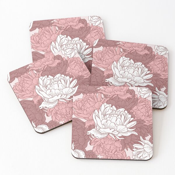 Item preview, Large lush peony flowers designed and sold by ProfiTrollka.