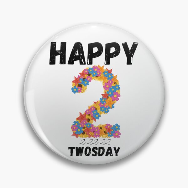 Item preview, happy twosday flowers designed and sold by GUIROSHOP.