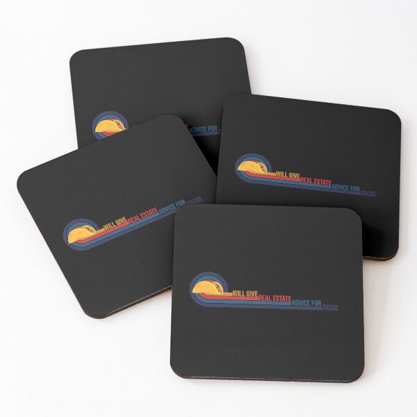 Item preview, Will Give Real Estate Advice For Tacos Funny Creative Colorful Sunset Tacos Lovers Gift Great Tacos Quote designed and sold by pedrored369.
