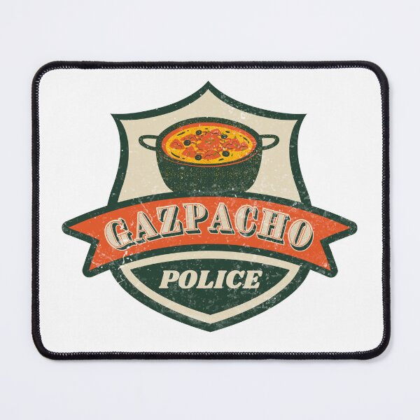Item preview, Gazpacho Police Badge Vintage Distressed designed and sold by ladylaughprints.