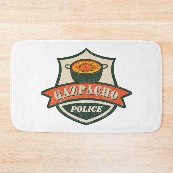 Item preview, Gazpacho Police Badge Vintage Distressed designed and sold by ladylaughprints.