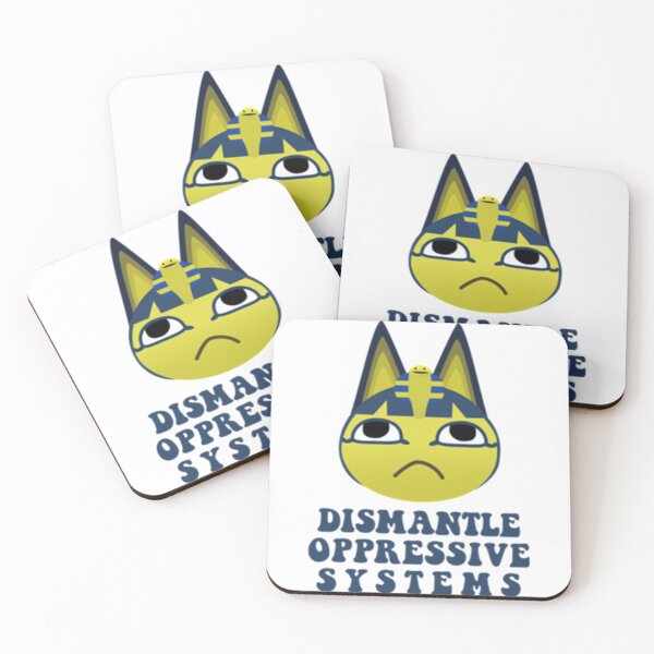 Item preview, ankha says dismantle oppressive systems!   designed and sold by Cathy-UK.
