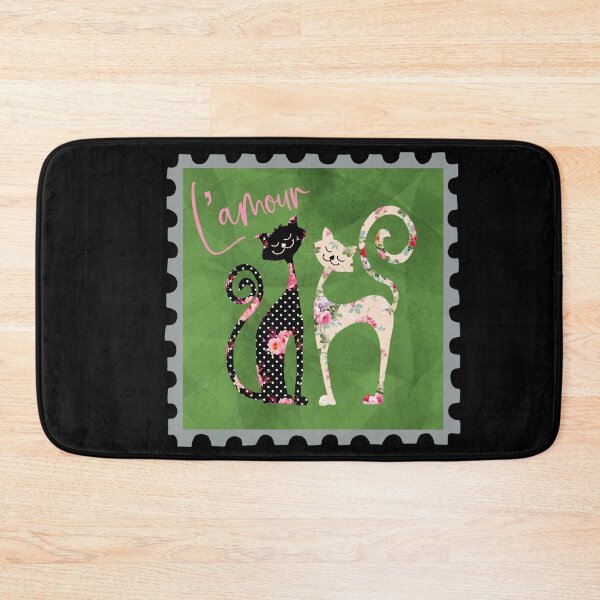 Item preview, L’amour Love Cats Postage Stamp designed and sold by Cedarrue.