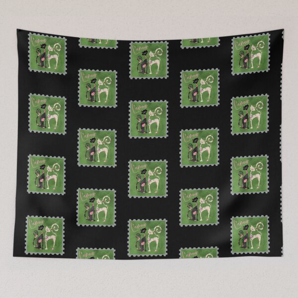 Item preview, L’amour Love Cats Postage Stamp designed and sold by Cedarrue.