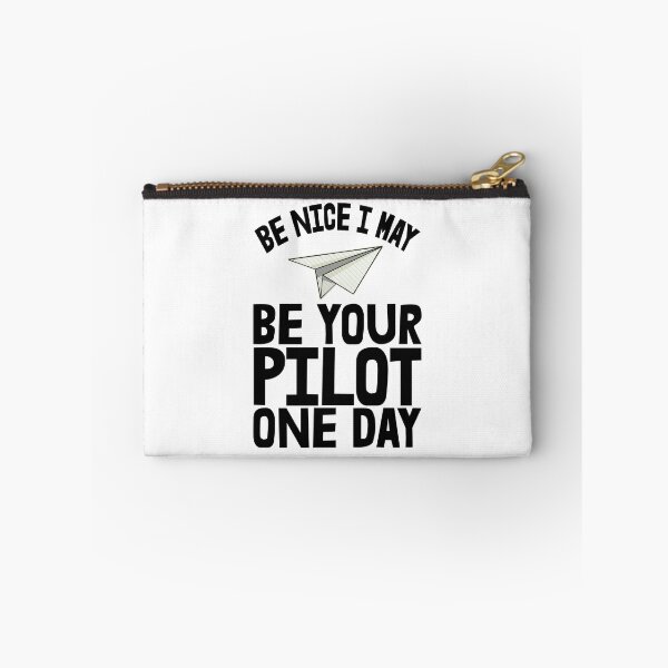 Item preview, Be Nice I May Be Your Pilot One Day Paper Plane designed and sold by Bendthetrend.