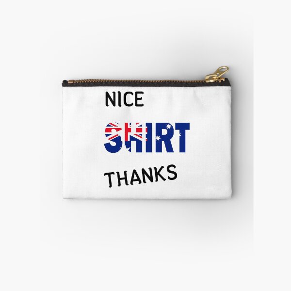 Item preview, Nice shirt thanks, with Australian flag designed and sold by BUTTER7FLY.