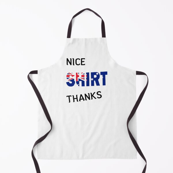 Item preview, Nice shirt thanks, with Australian flag designed and sold by BUTTER7FLY.