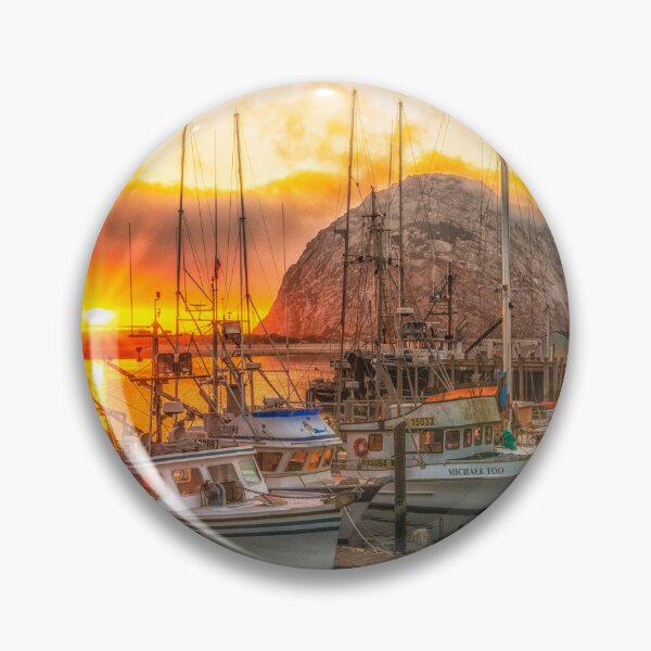 Item preview, Morro Bay Harbor at Sunset designed and sold by Fernando Margolles.