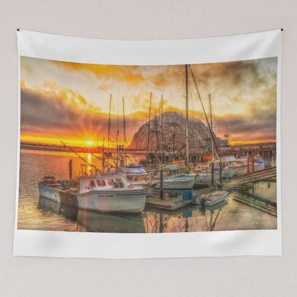 Item preview, Morro Bay Harbor at Sunset designed and sold by Fernando Margolles.