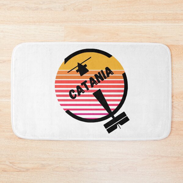 Item preview, CTA Catania Airport, Italy, Europe - Retro Vintage Sunset Plane Flight Travel Destination Design designed and sold by Vintage-TM.