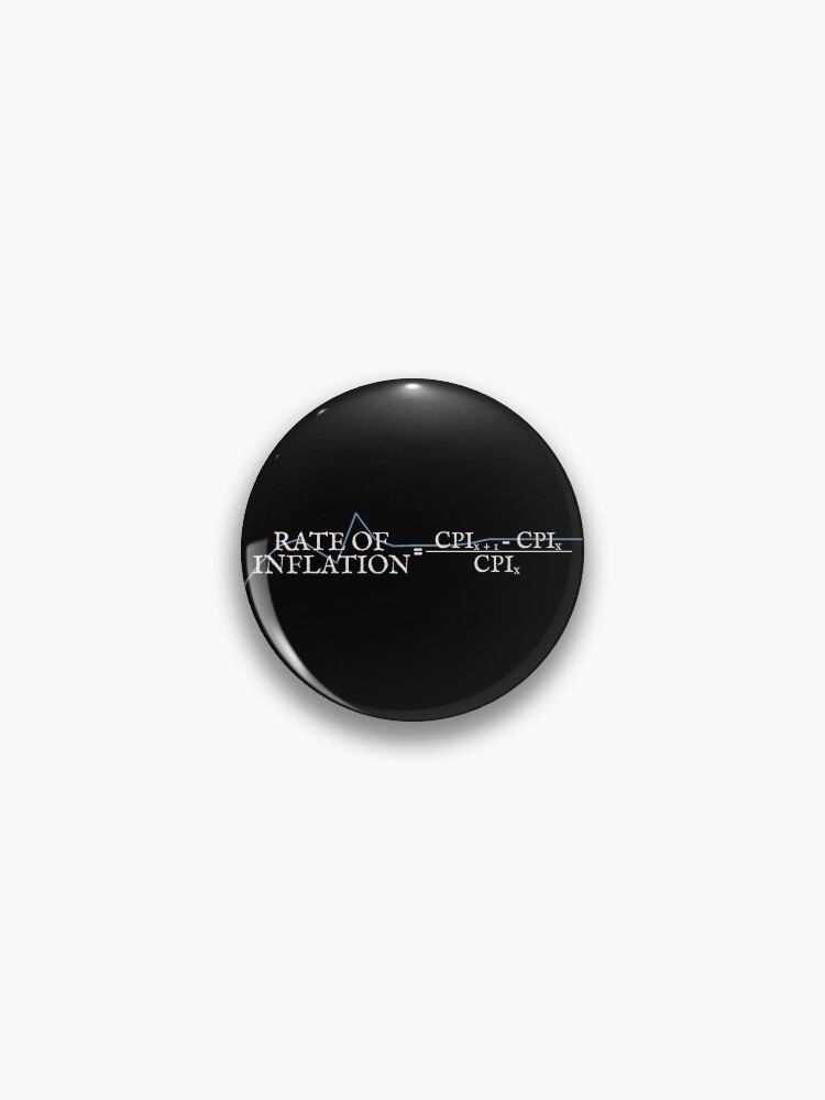 Thumbnail 1 of 3, Pin, Rate Of Inflation Formula Graph Design designed and sold by TrulyEpoque.