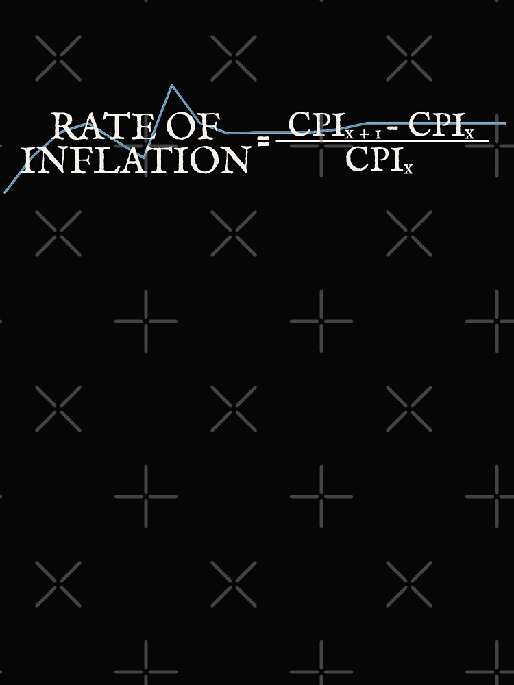 Thumbnail 4 of 4, Boxy T-Shirt, Rate Of Inflation Formula Graph Design designed and sold by TrulyEpoque.