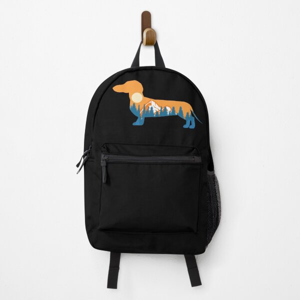Item preview, dachshund Dog Silhouette Sunset Nature Mountain Gift designed and sold by alaechamlal.