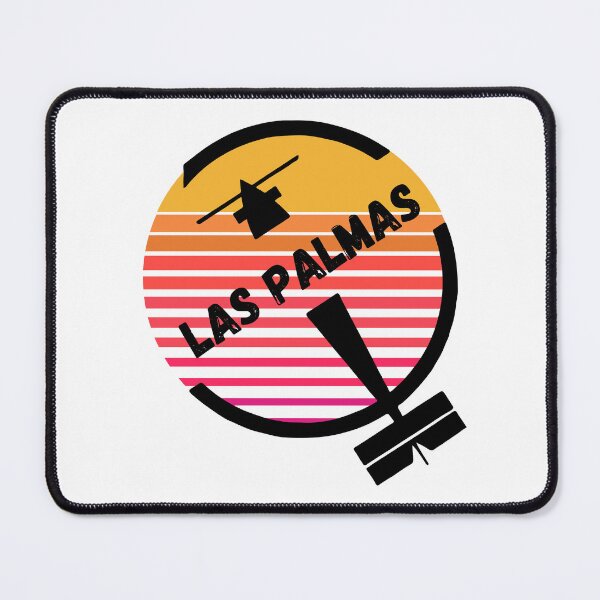 Item preview, LPA Las Palmas Airport, Gran Canaria, Canary Islands, Spain, Europe - Retro Vintage Sunset Plane Flight Travel Destination Design designed and sold by Vintage-TM.