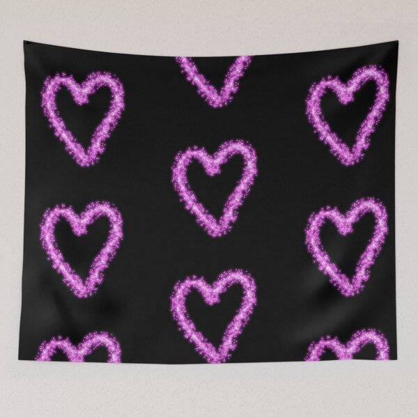 Item preview, Pink Neon Glitter Heart designed and sold by thesnowwhyte.