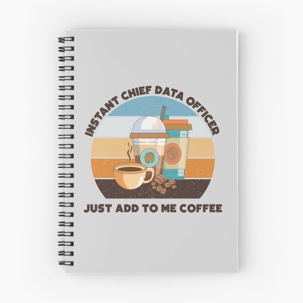 Item preview, Instant chief data officer just add to me coffee, dark text, funny coffee lovers chief data officer job, I love data, data geek designed and sold by SGS-.