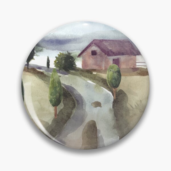 Item preview, Nature Landscape Watercolor designed and sold by Yorda Creative.