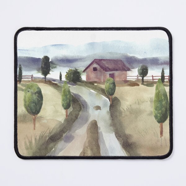 Item preview, Nature Landscape Watercolor designed and sold by Yorda Creative.
