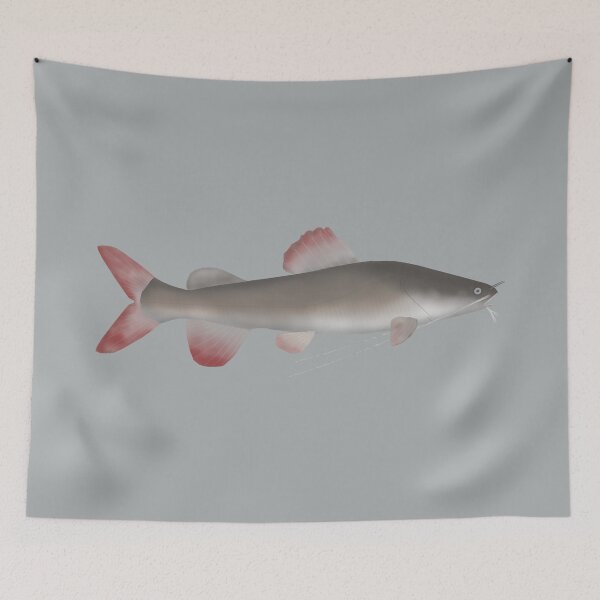 Item preview, Asian Redtail Catfish designed and sold by fishfolkart.