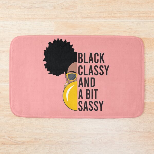 Item preview, "Black Classy And a Bit Sassy" Afro Art designed and sold by LYSandCo.
