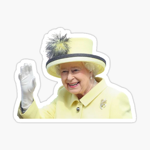 Queen Elizabeth decal selling