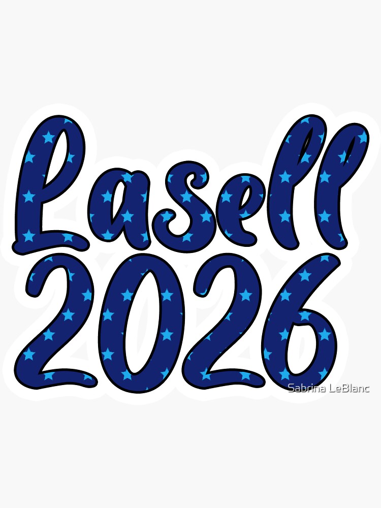 "Lasell University Class of 2026 Design" Sticker by sableblannc Redbubble