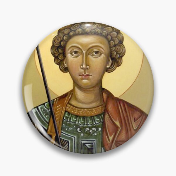 Item preview, St George, Patron Saint of England by Olga Bileski designed and sold by ikon-olga.