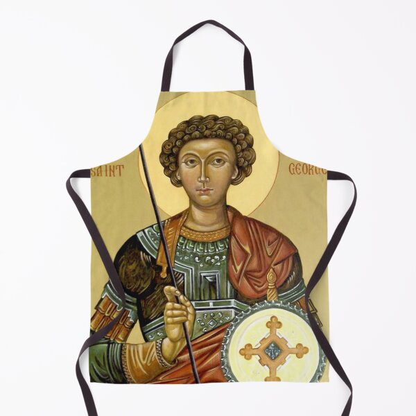 Item preview, St George, Patron Saint of England by Olga Bileski designed and sold by ikon-olga.