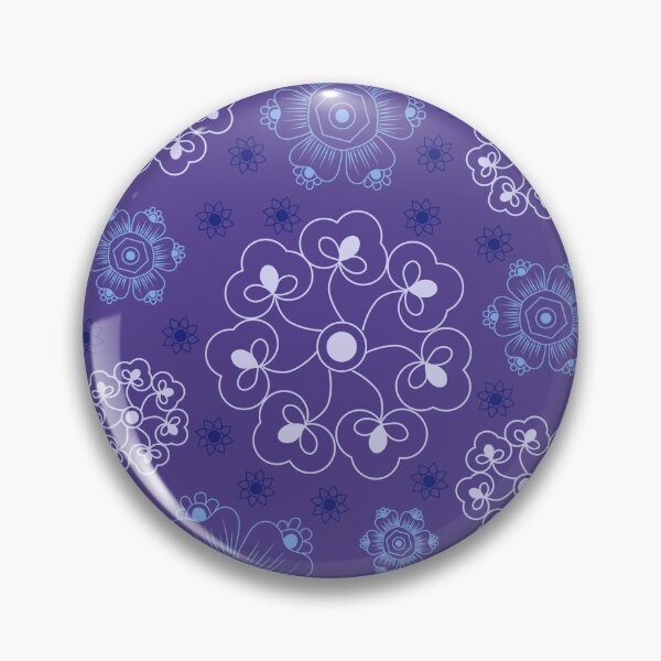 Item preview, Very Peri Henna Florals designed and sold by sarakaquabubble.