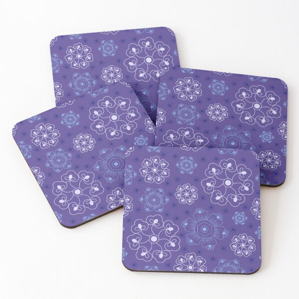 Item preview, Very Peri Henna Florals designed and sold by sarakaquabubble.