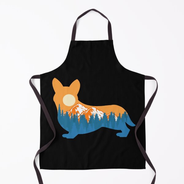 Item preview, pembroke welsh corgi Dog Silhouette Sunset Nature Mountain Gift designed and sold by alaechamlal.