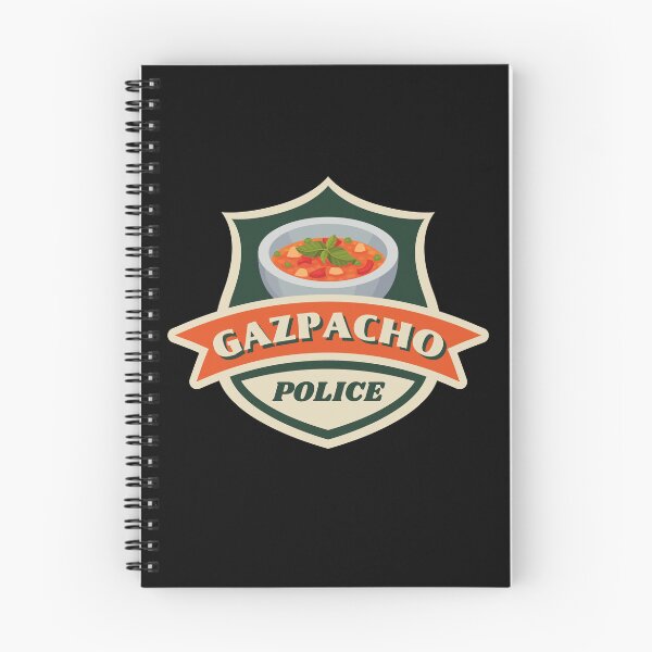Item preview, Gazpacho Police Badge Vintage Colors designed and sold by ladylaughprints.