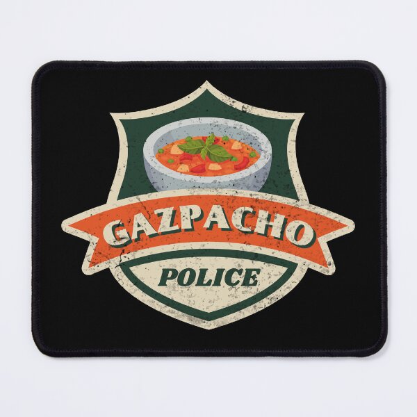 Item preview, Gazpacho Police Badge Vintage Distressed designed and sold by ladylaughprints.
