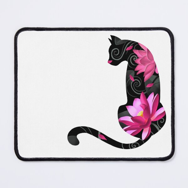 Item preview, Cat In Lotus Tattoo designed and sold by Ketrinartistka.