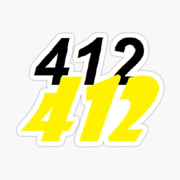 412 Pittsburgh Sticker by ulhabob