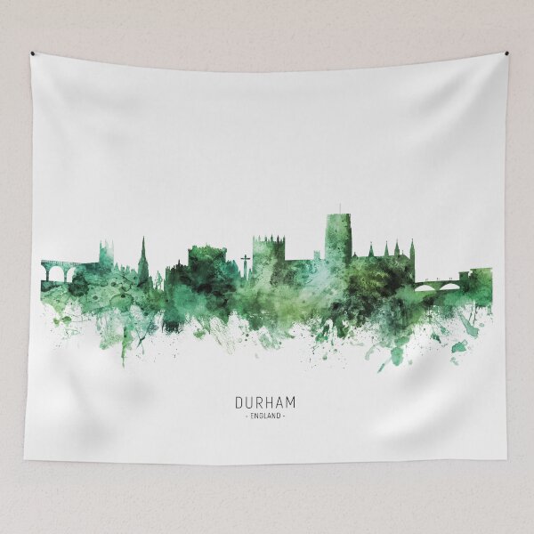 Item preview, Durham England Skyline Cityscape designed and sold by ArtPrints.