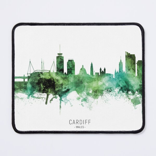 Item preview, Cardiff Wales Skyline designed and sold by ArtPrints.